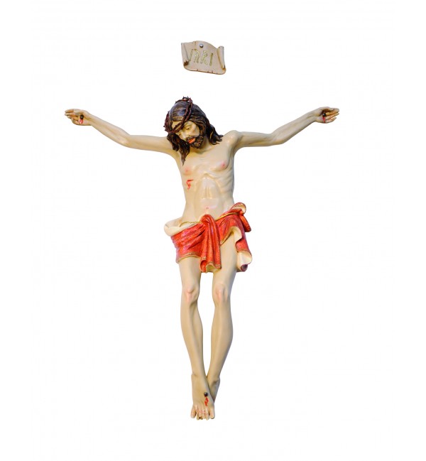 Corps du Christ en résine n° 18, H  180 cm