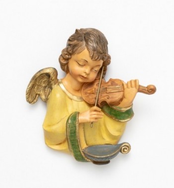 Ange avec un violon (167), H 20 cm