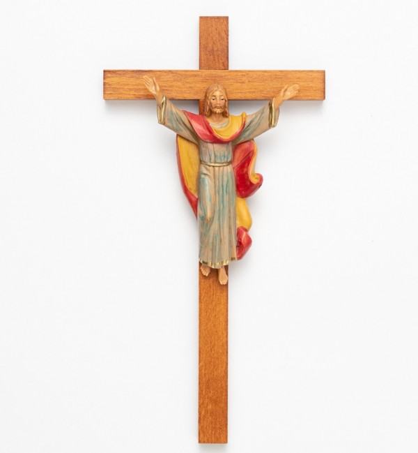 Le Christ Ressuscité (171) sur la Croix 25x13 cm