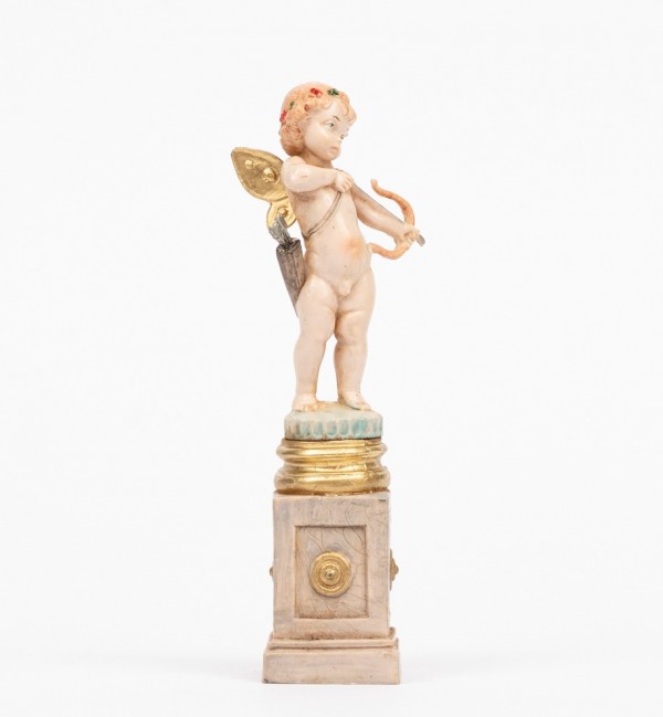 Cupidon (269) coloration porcelaine, H 14 cm