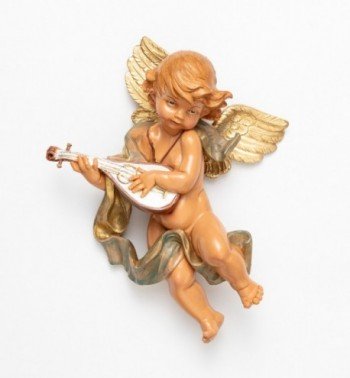 Ange avec une mandoline (465), H 27 cm