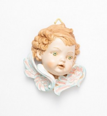 Tête d’Ange, côté gauche (679) coloration porcelaine, H 19 cm