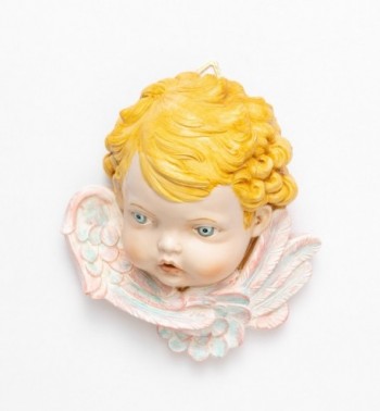 Tête d’Ange, côté droit (680) coloration porcelaine, H 19 cm