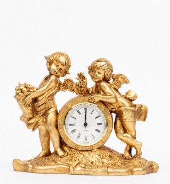 Horloge (1005), feuille d'or dimensions 19x23 cm