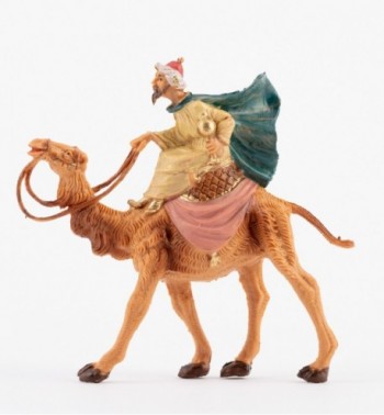 Roi Mage sur un chameau (87) pour crèche 6,5 cm