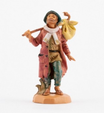 Figurine Saint Joseph Crèche Fontanini 6,5 Cm - Peinte à La Main, Réalisée En Italie - Pour Décoration De Noël