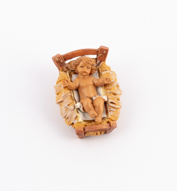 L’Enfant et le berceau pour crèche 9,5 cm