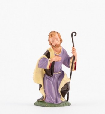 Saint-Joseph pour crèche couleurs traditionelles 10 cm