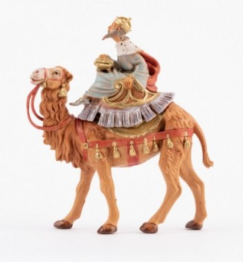 Roi Mage sur un chameau (8) pour crèche 10 cm
