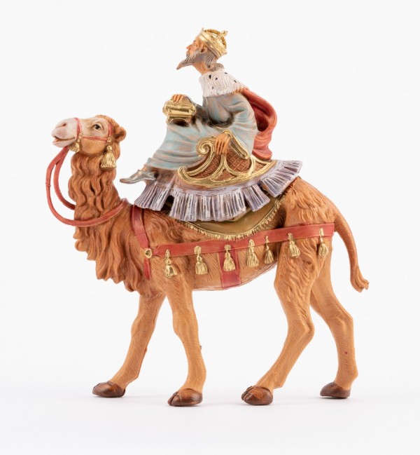 Roi Mage sur un chameau (8) pour crèche 10 cm