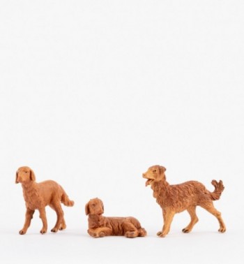 Chiens pour crèche 12 cm