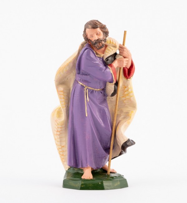 Saint-Joseph pour crèche couleurs traditionelles 19 cm