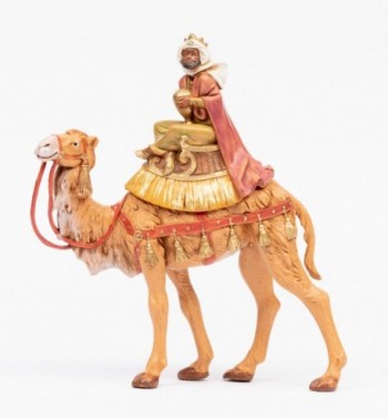 Roi Mage sur un chameau (1) pour crèche 19 cm