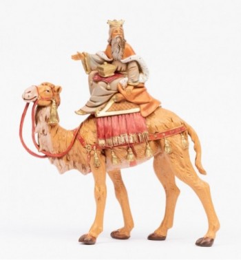 Roi Mage sur un chameau (2) pour crèche 19 cm