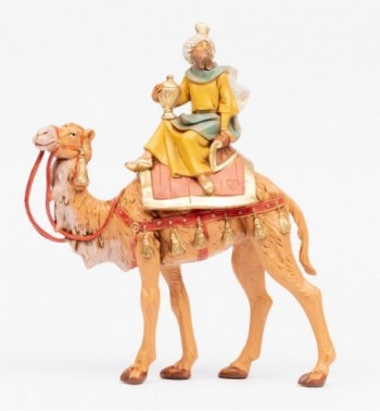 Roi Mage sur un chameau (3) pour crèche 19 cm