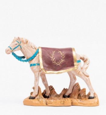 Cheval blanc pour crèche 19 cm