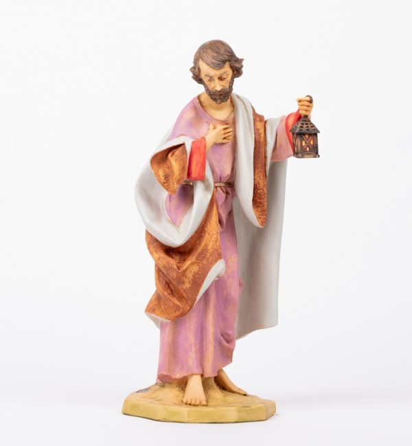 Saint-Joseph en résine pour crèche 52 cm