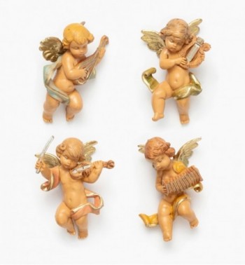 Anges jouant de la musique (3/6), H 6 cm