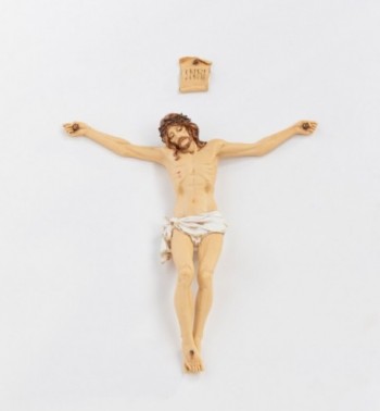 Corps du Christ en résine n° 10, H  50 cm