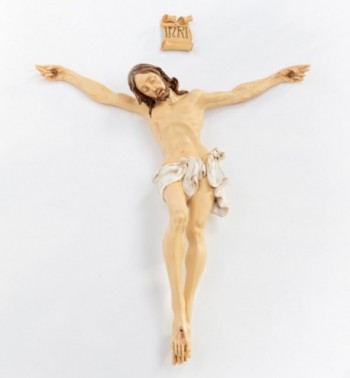 Corps du Christ en résine n° 12, H  95 cm