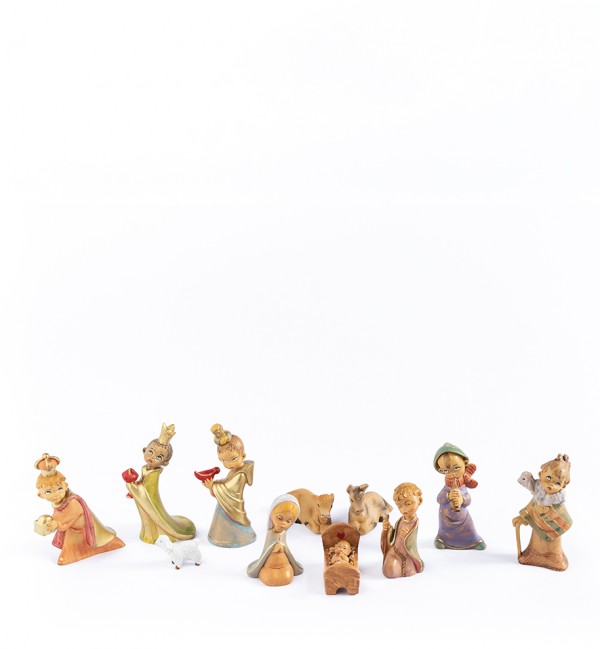 "Baby" crèche 11 éléments 10 cm