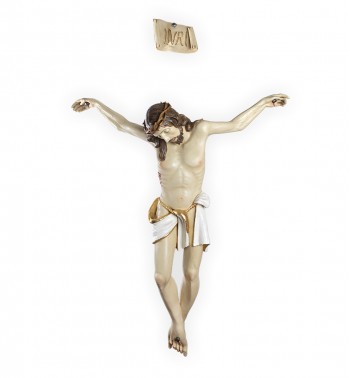 Corps du Christ en résine n° 14, H  135 cm