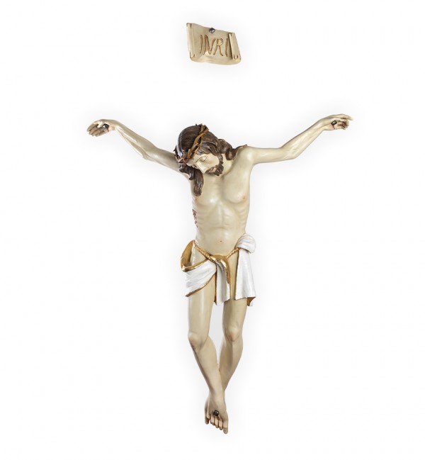 Corps du Christ en résine n° 14, H  135 cm