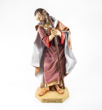 Saint-Joseph en résine pour crèche 125 cm