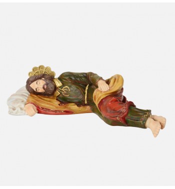 Saint-Joseph endormi en résine (746), H 38 cm