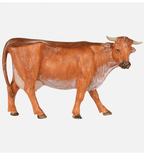 Vache debout pour crèche 19 cm