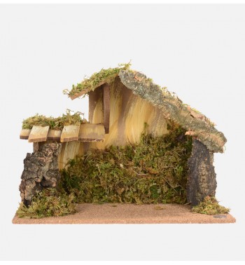 Etable n°252 pour crèche 12 cm
