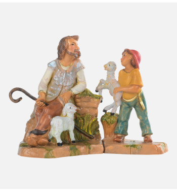 Bergers (730) et (731) pour crèche 12 cm