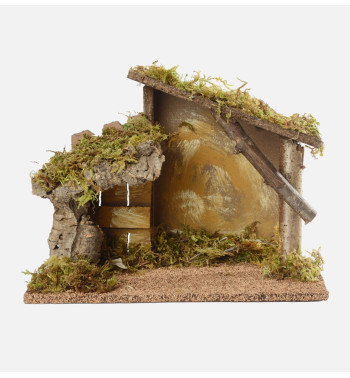 Etable n°255 pour crèche 12 cm