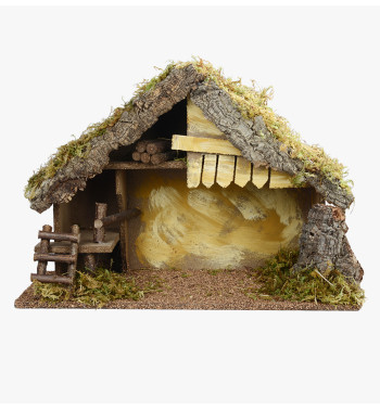 Etable n° 665 pour crèche 19 cm